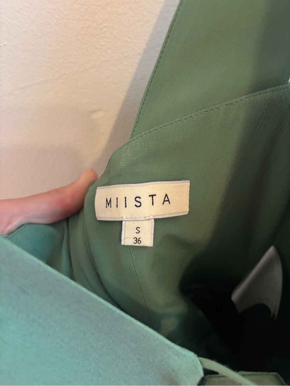 Miista Green Leonora Corset Mid-length Dress - Picture 3 of 7